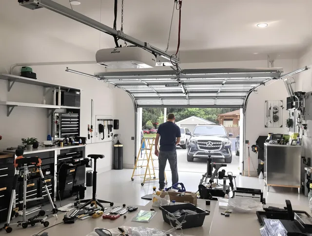 Garage door opener installation by North Ridgeville Garage Door Repair in North Ridgeville