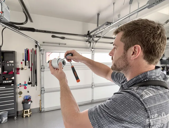 Garage door opener repair service by North Ridgeville Garage Door Repair in North Ridgeville