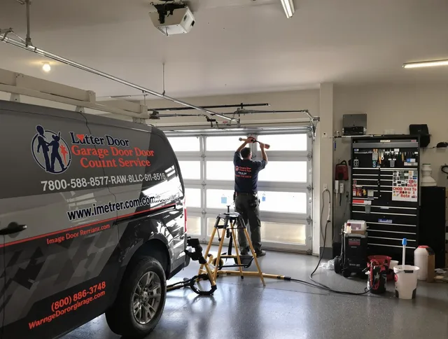 North Ridgeville Garage Door Repair team performing same-day garage door repair in North Ridgeville